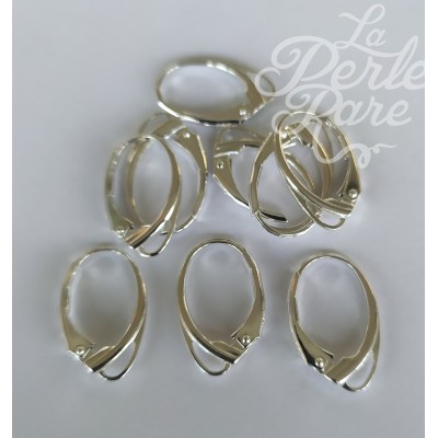Boucles d'oreilles à levier en argent sterling